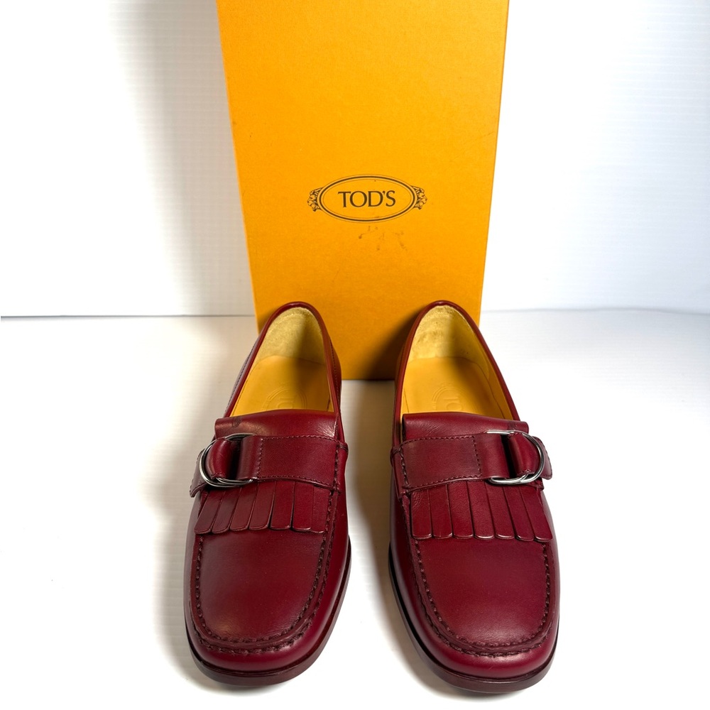 Tod’s Italian Kilte Fringe Loafers NWT
